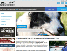 Tablet Screenshot of geeserelief.com